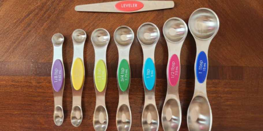 Magnetic Measuring Spoons 8-Piece Set Only $8.99 on Amazon (Reg. $20)
