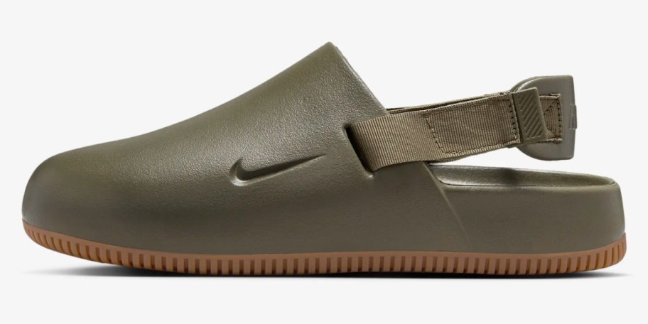 green non slip mules