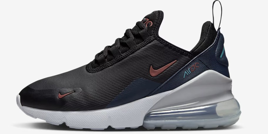 nike black and gray shoe