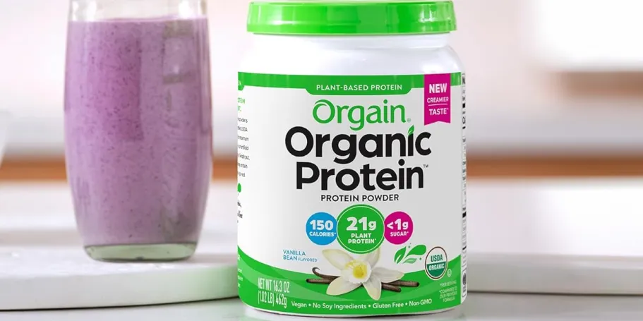 Orgain Protein Powder from $8.99 Shipped on Amazon (Regularly $24)