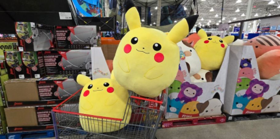Huge Pikachu Squishmallow Possibly Only $19.99 at Costco (Reg. $40) | In-Store Only!
