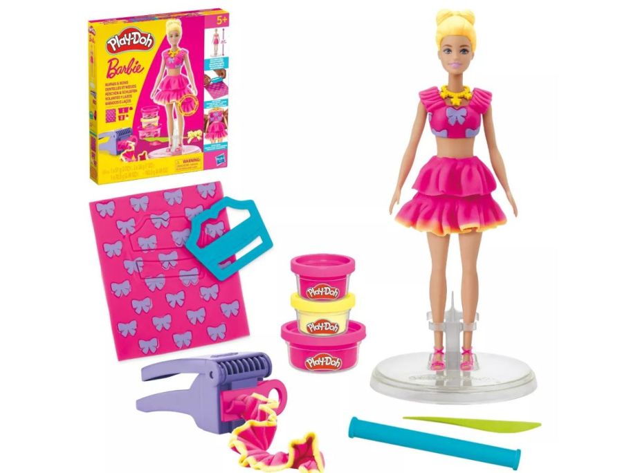 Play-Doh Barbie Ruffles and Bows Designer Doll Set
