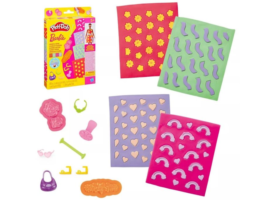 Play-Doh Barbie Flowers and Florals Pattern Pack