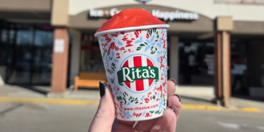 Get Your FREE Small Rita’s Italian Ice w/ Purchase – Today Only