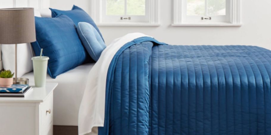 Target Room Essentials Queen Satin Quilt Just $20 (Regularly $40)