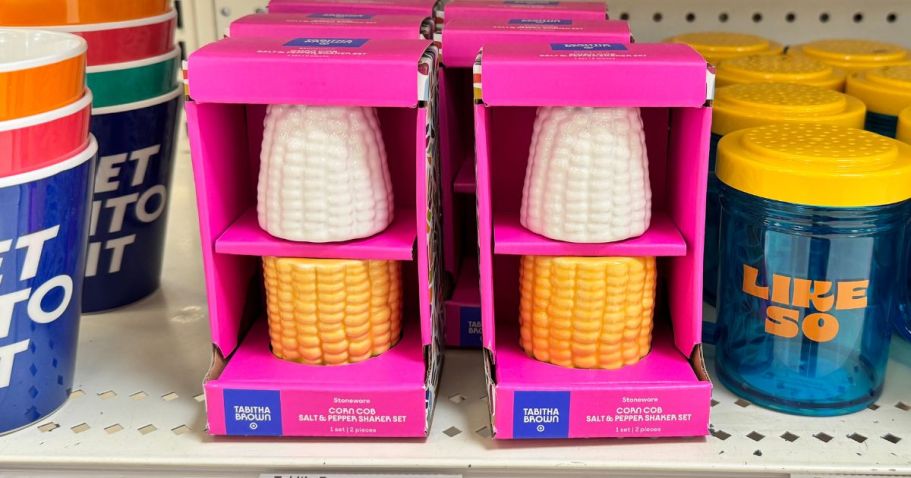 Tabitha Brown Collection at Target | Corn Cob Salt & Pepper Shakers Only $5!