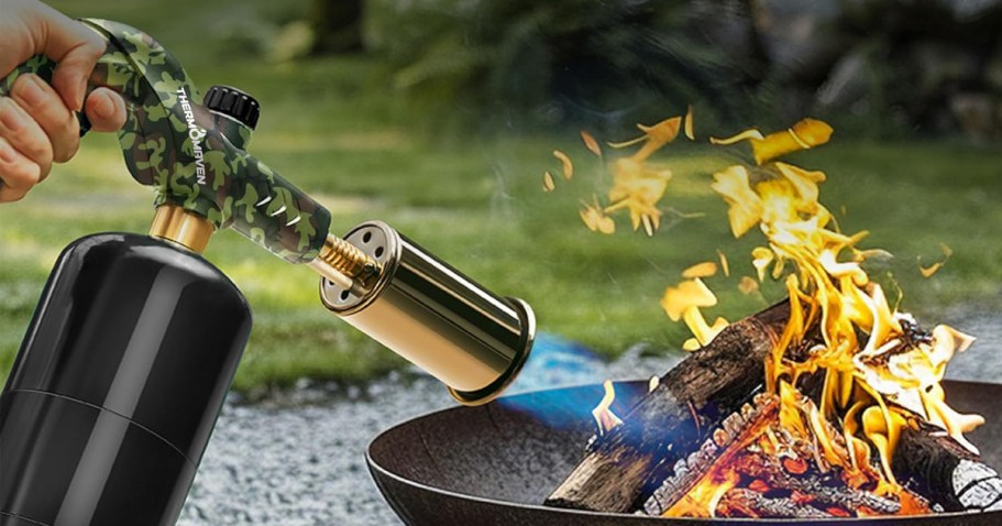 Propane Torch Only $19.99 Shipped on Amazon (Perfect for Searing Food & Weed Control!)