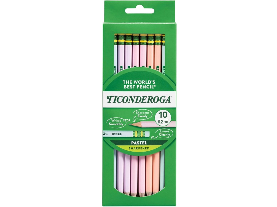10 pack of pastel ticonderoga pencils 
