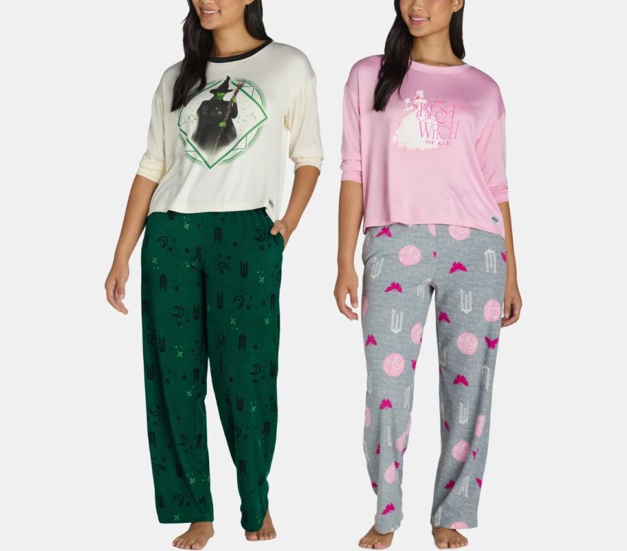 2 women in long pj sets