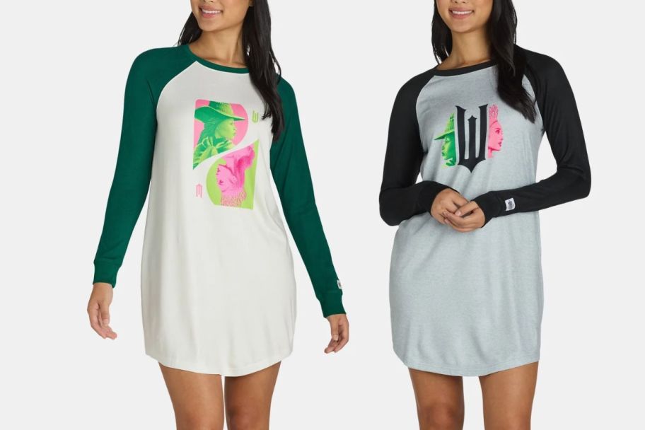 2 women in sleep tees