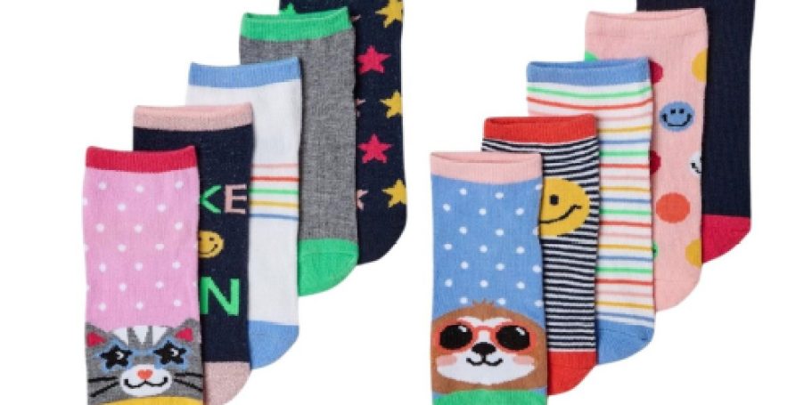 TWENTY Pairs of Wonder Nation Girls Socks Only $4.49 on Walmart.com