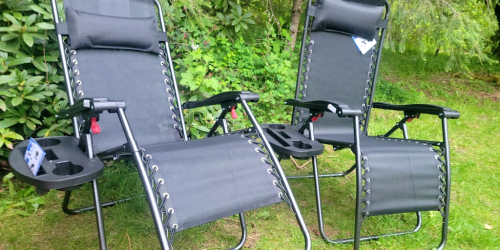 TWO Zero Gravity Chairs Only $56 Shipped for Amazon Prime Members – Just $28 Each!