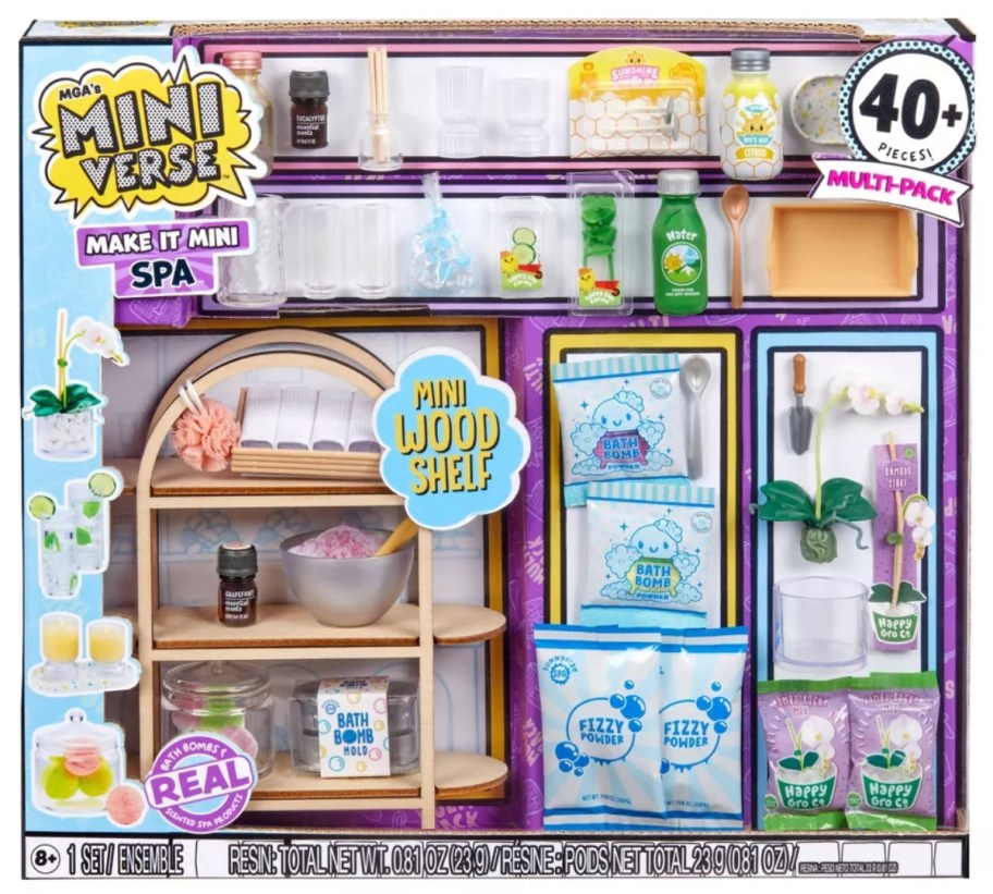 a box with a Make It Mini Spa Multipack Set