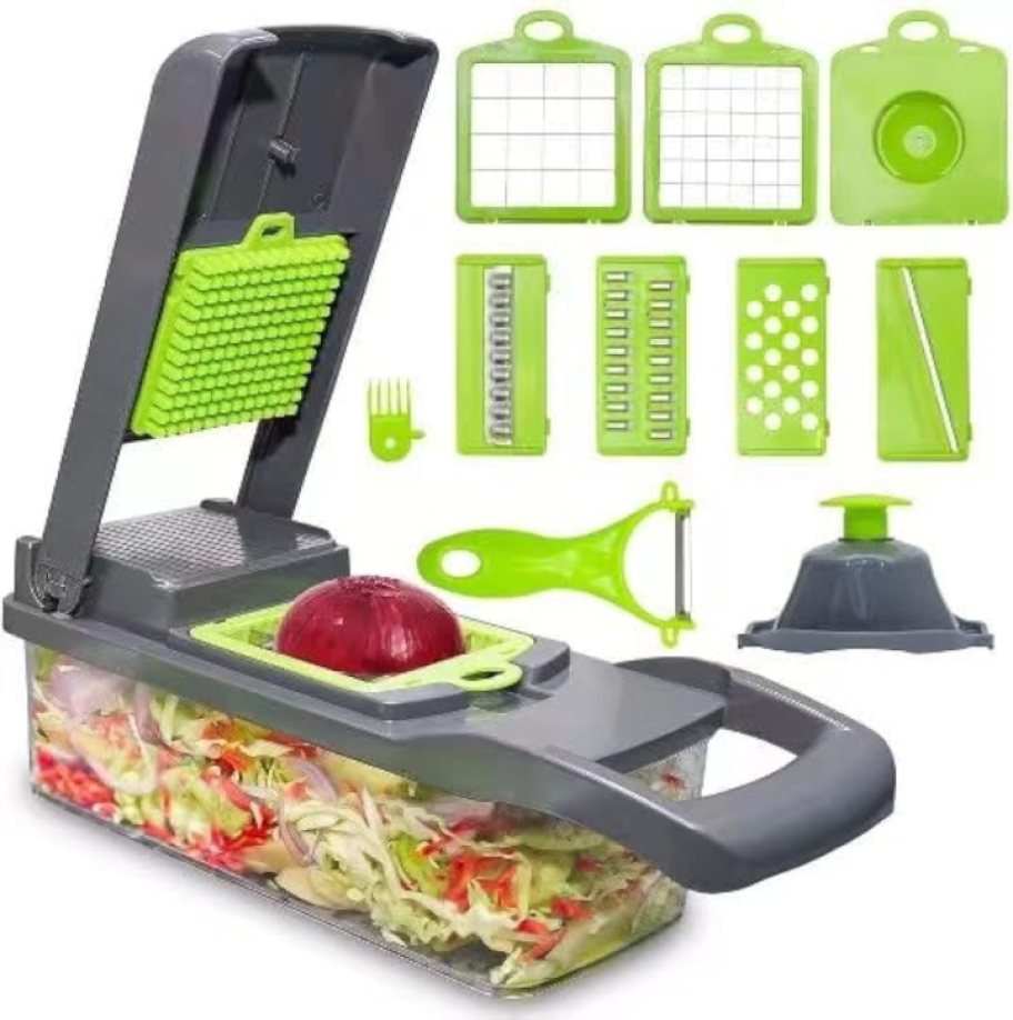 vegetable chopper with accessories