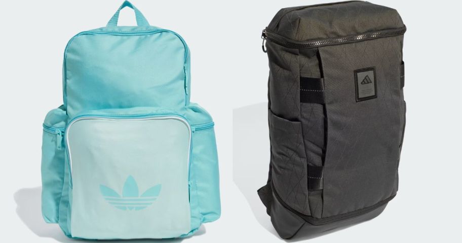 2 adidas backpacks