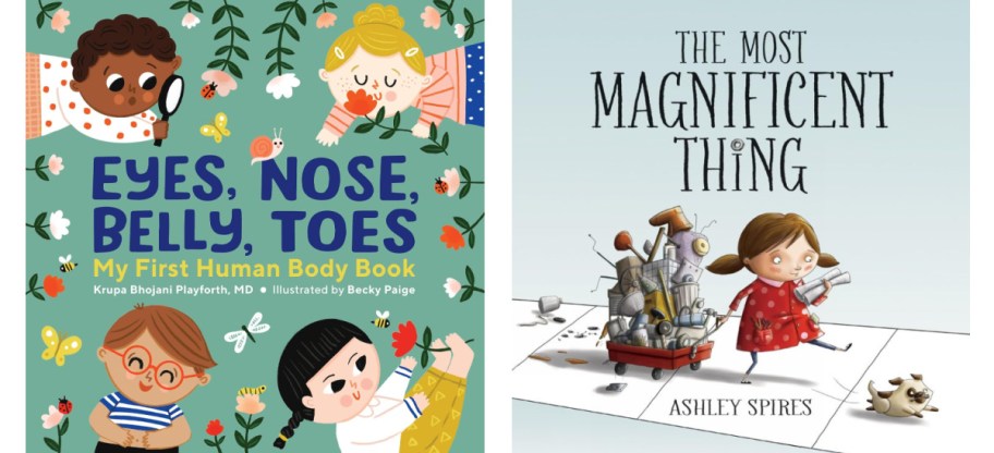 Amazon books with eyes ears and nose, plus the magnificent things 