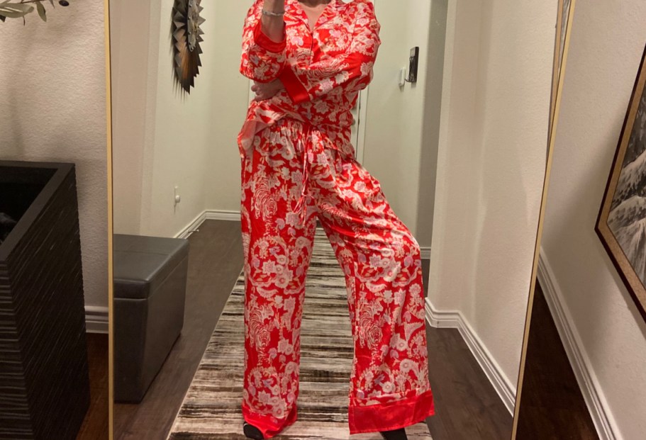 Women’s Satin Pajama Set from $30.59 on Amazon – Stylish Free People Alternative!