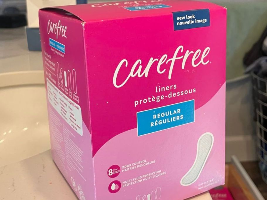 Carefree Panty Liners 54-Count Only $2.42 Shipped on Amazon