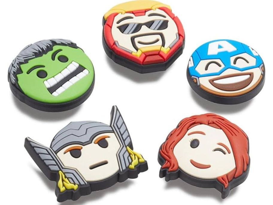 Crocs Jibbitz Shoe Charms - Marvel Emojis