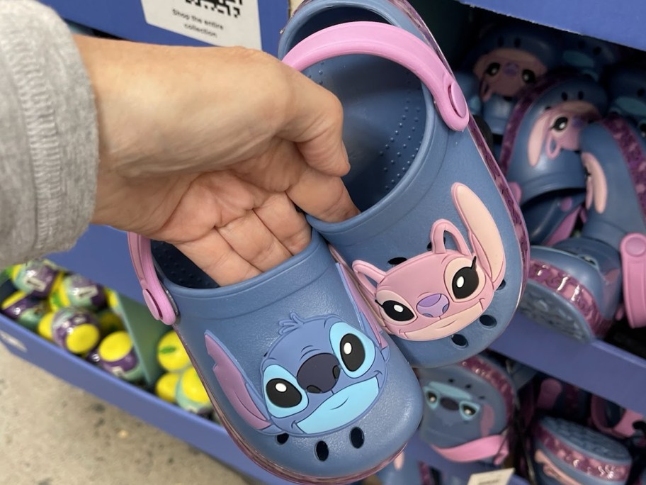 Disney Stitch & Angel Toddler Girls Comfort Clog Sandals
