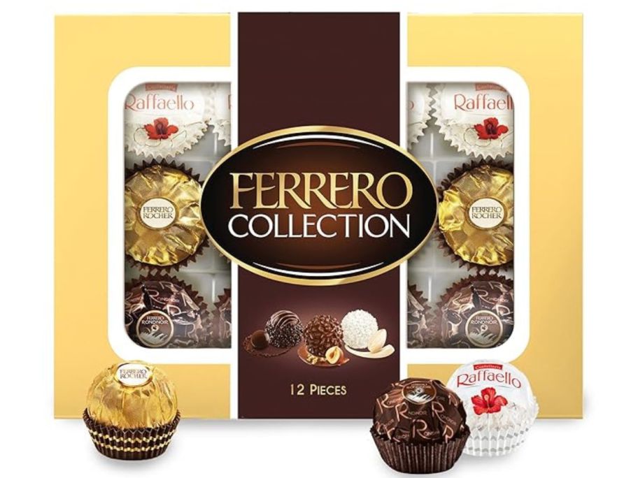 A box of Ferrero chocolates 