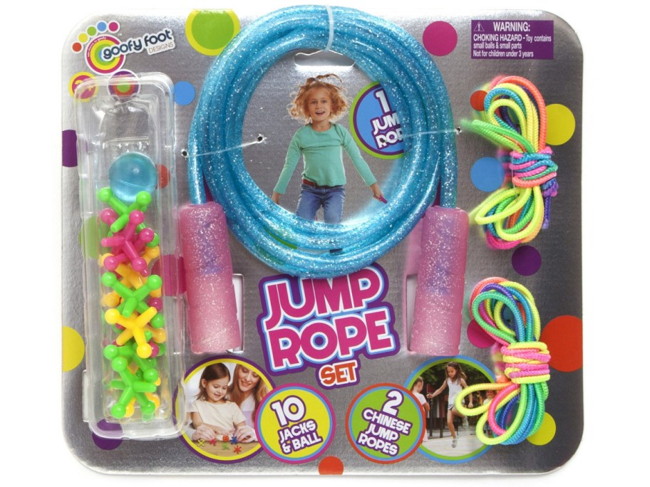 Goofy Foot Designs Jump Rope Set inside of its box