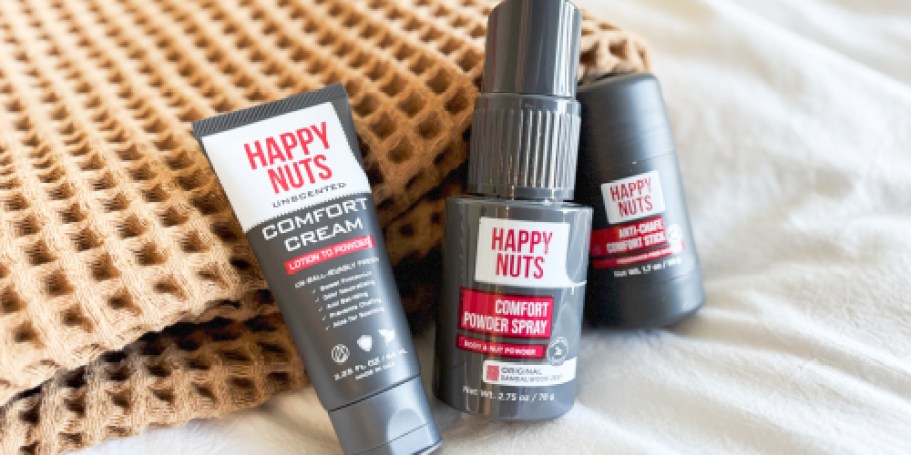 $15 Off Happy Nuts Anti-Chafing Deodorant Gift Set on Amazon