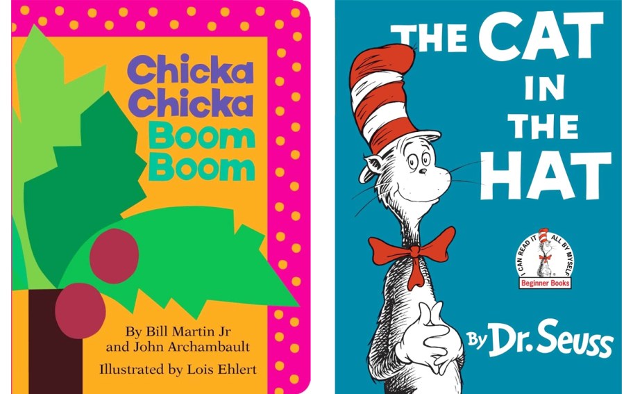 Chicka Chicka Boom Boom and The Cat in the Hat books