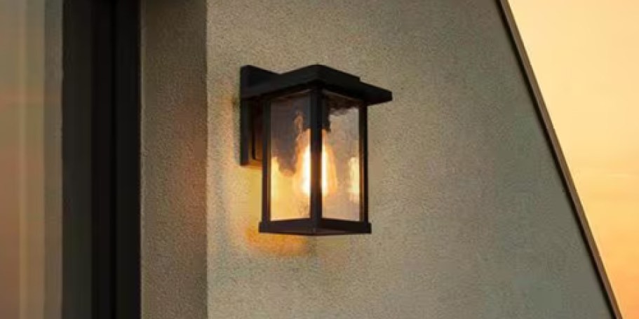 Up to 65% Off Home Depot Outdoor Lighting + Free Shipping | Wall Sconce Only $49.97 Shipped