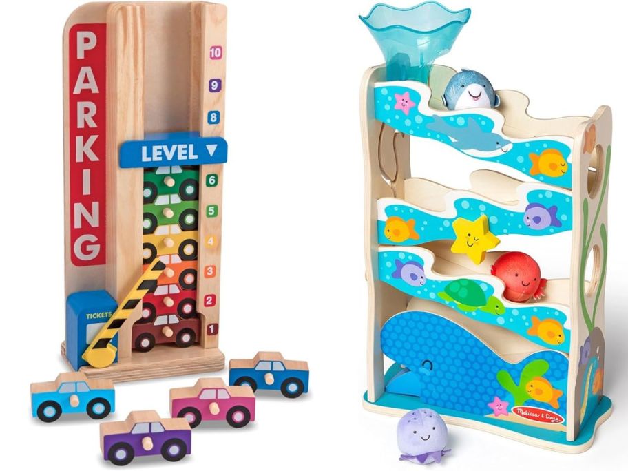 Melissa & Doug Wooden stacking toys