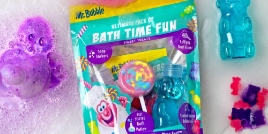 Mr. Bubble Bath Time Fun Pack Only $5.47 on Walmart.com – Includes 4 Products!