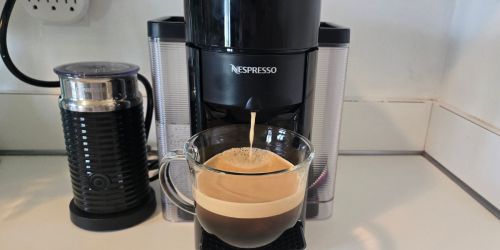 Nespresso Evoluo, Frother, Pods, & More from $124.98 Shipped ($299 Value)