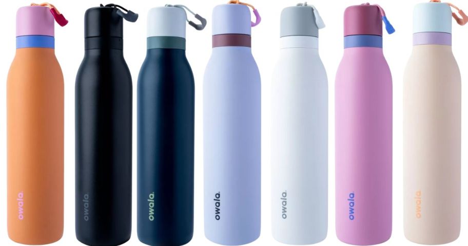 7 Owala 24oz FreeSip Twist Stainless Steel Water Bottles