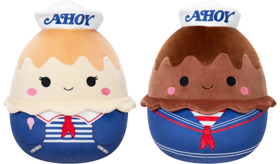 two Stranger Things themed Squishmallows