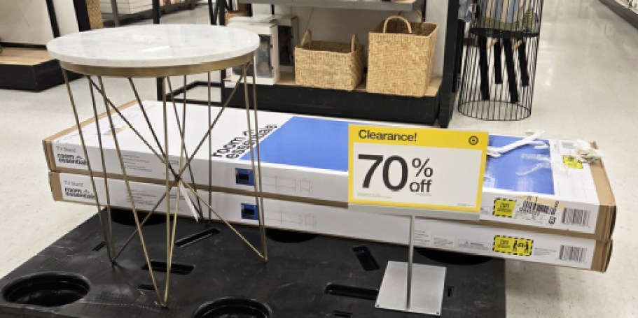 Possible 70% Off Target Furniture Clearance | Accent Tables, TV Stands, Ottomans, & More