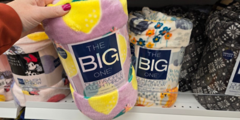 Kohl’s Big One Throw Blankets from $5.39 (SO Many Fun Prints Available)