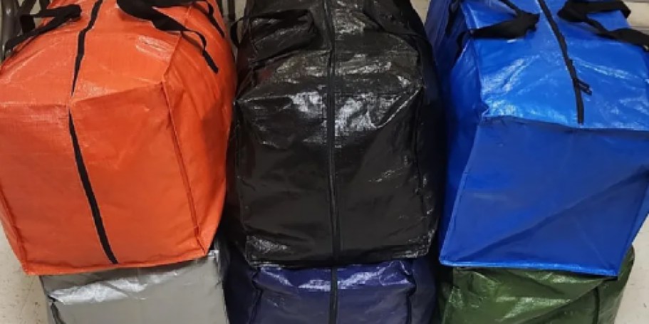 Moving Storage Bags 6-Pack Just $21.99 Shipped for Prime Members (Perfect for Dorm Move-Out Day)