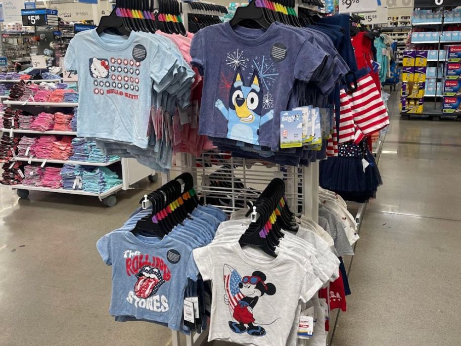 Walmart Kids Disney Patriotic T-Shirts