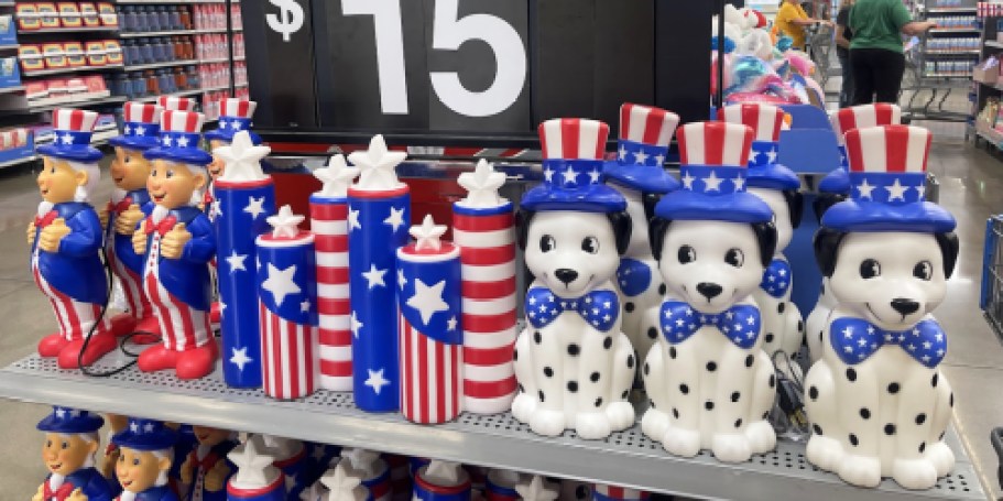 Patriotic Blow Molds Only $15 at Walmart