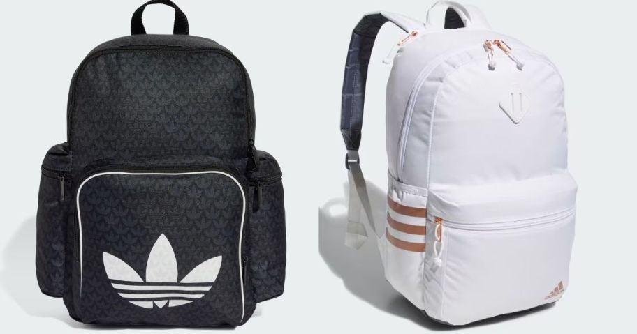 2 adidas backpacks