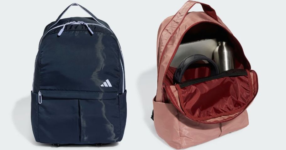 2 adidas backpacks