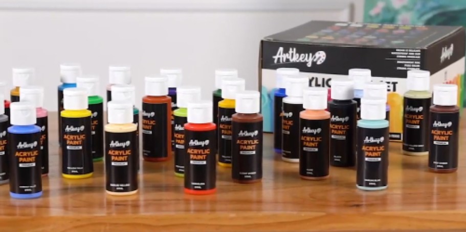 Acrylic Paint Set 24-Count Just $10.99 on Amazon (Regularly $22)