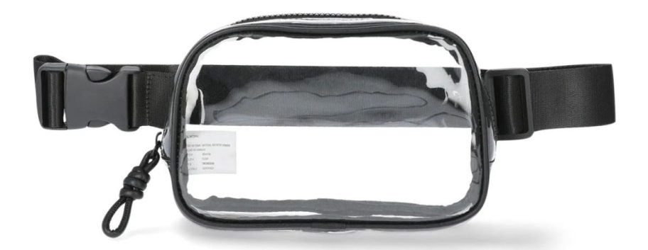 a clear No Boundaries Hands Free Fanny Pack