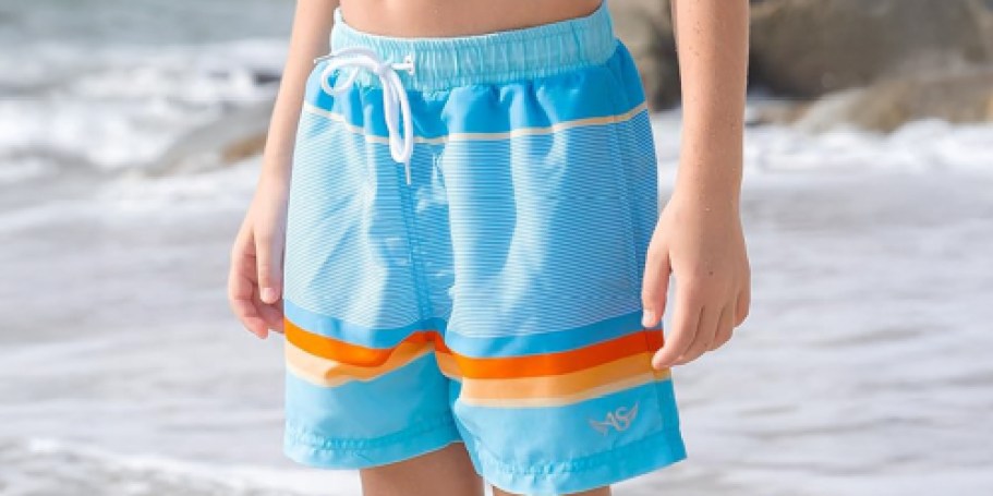 Boys Swim Trunks from $5.49 Shipped for Amazon Prime Members – Tons of Patterns!