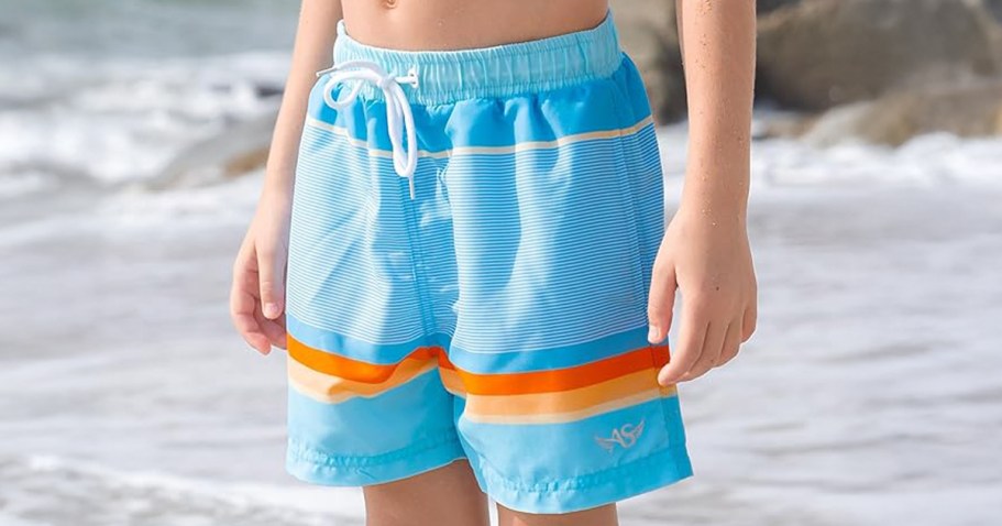 Boys Swim Trunks from $5.49 Shipped for Amazon Prime Members – Tons of Patterns!