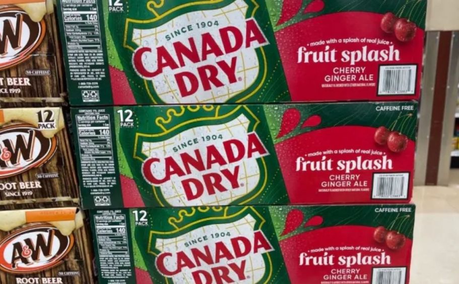 Canada Dry Cherry Ginger Ale 12-Pack Just $4.75 Shipped on Amazon
