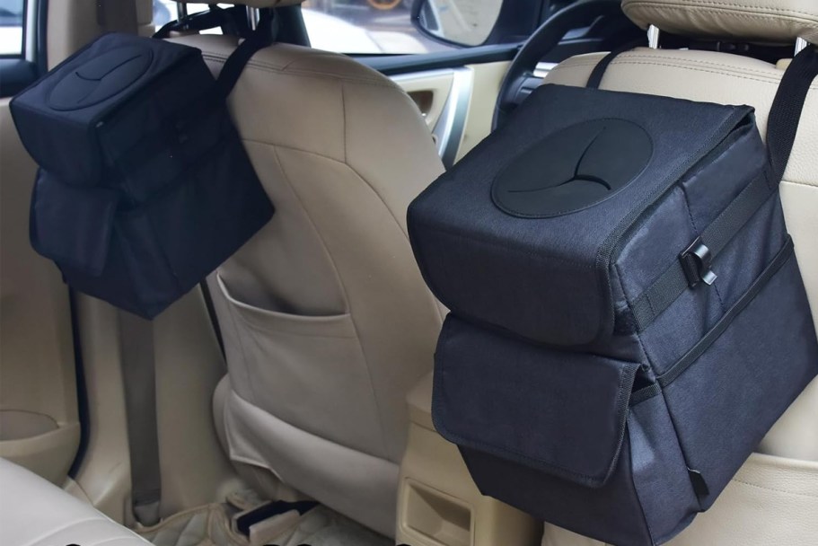 TWO Leakproof Car Trash Cans Only $9.79 on Amazon (Regularly $16)
