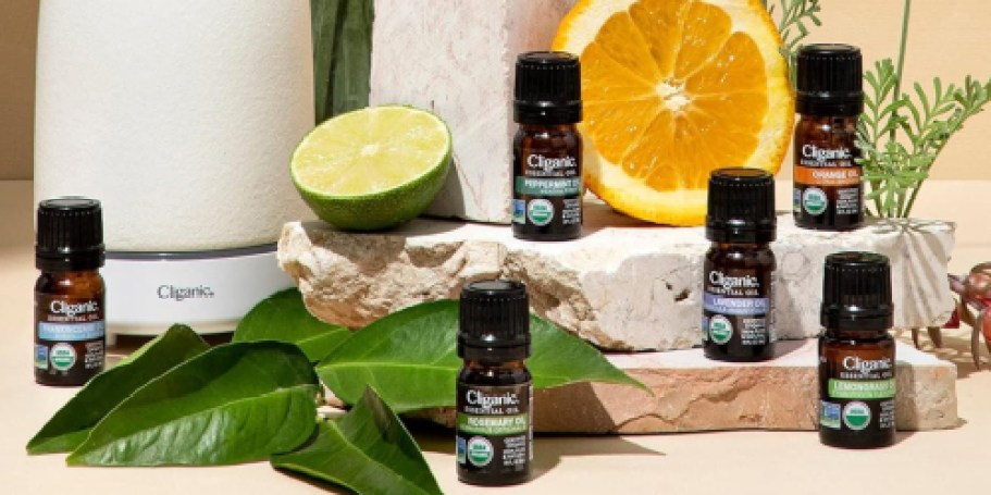 Cliganic Organic Essential Oil Just $5.59 Shipped on Amazon | Tea Tree, Eucalyptus & More!