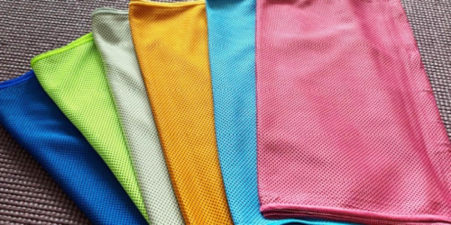 Cooling Towels 6-Pack Only $9.52 on Amazon (Regularly $19)