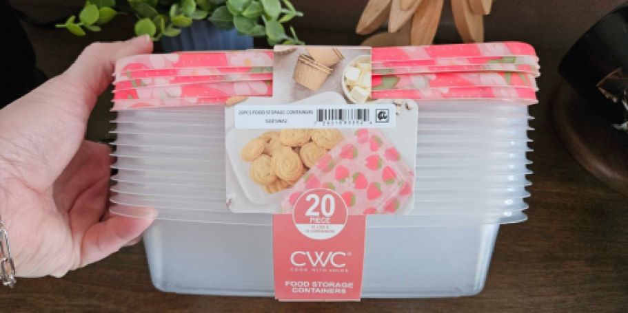 Cook With Color 20-Piece Food Storage Containers Only $6.98 at Walmart